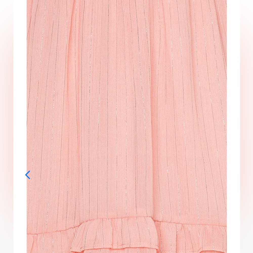 Lovers + Friends Blush Pink Deep V Tiered Mini Dress - Picture 4 of 9